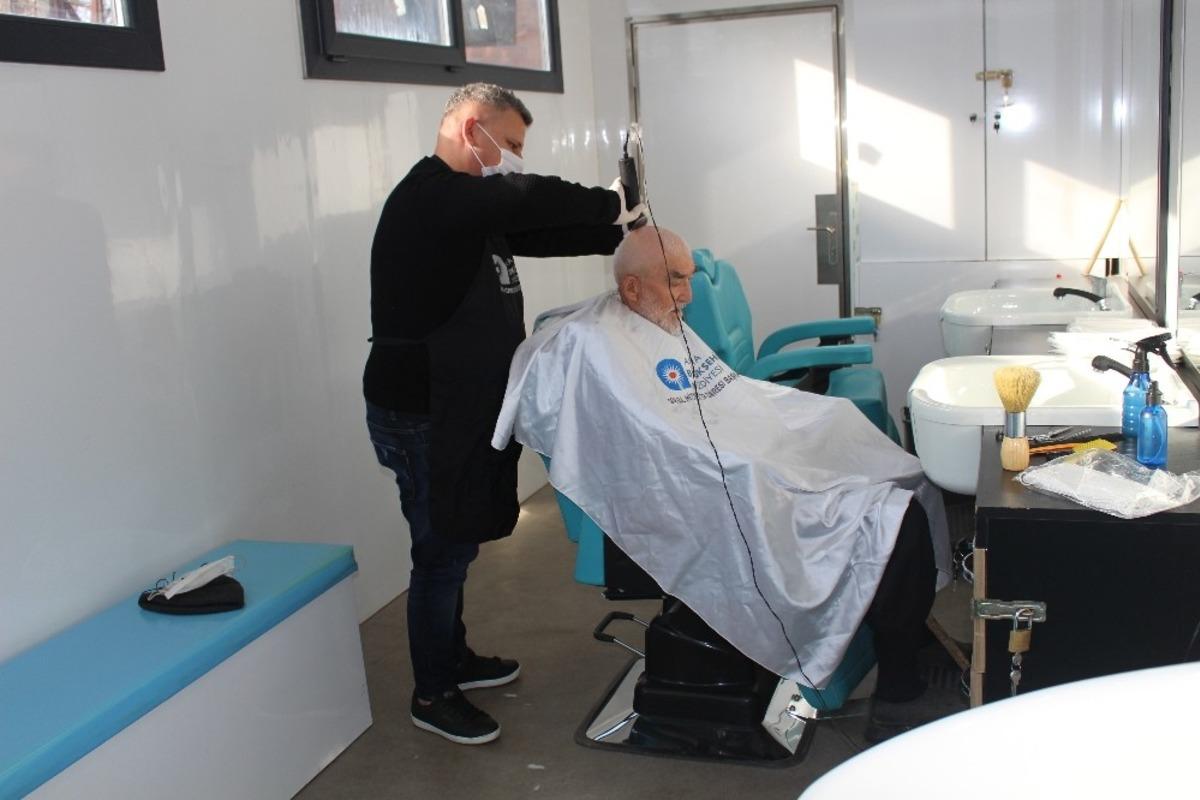 Mobil kuaf&ouml;r yayladaki vatandaşların hizmetinde