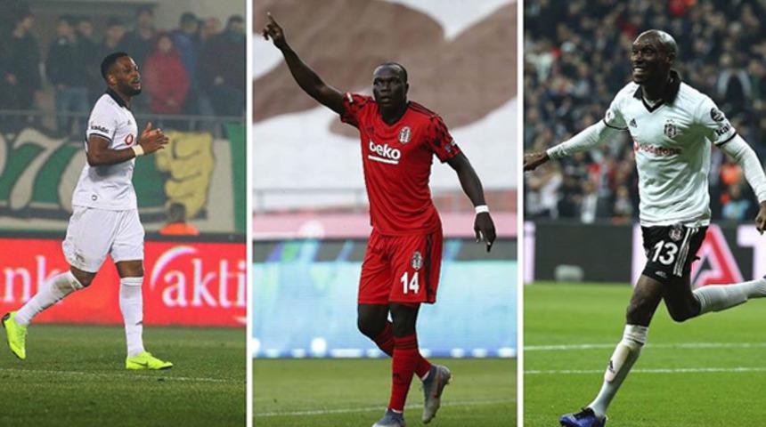Beşiktaş'ın gol yükü Larin, Aboubakar ve Atiba'da