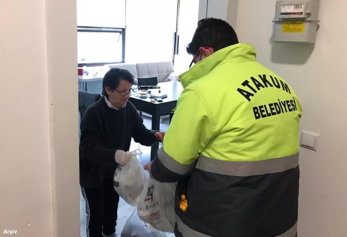 Atakum&rsquo;da karantinadaki vatandaşların yemeği kapılarına gidecek