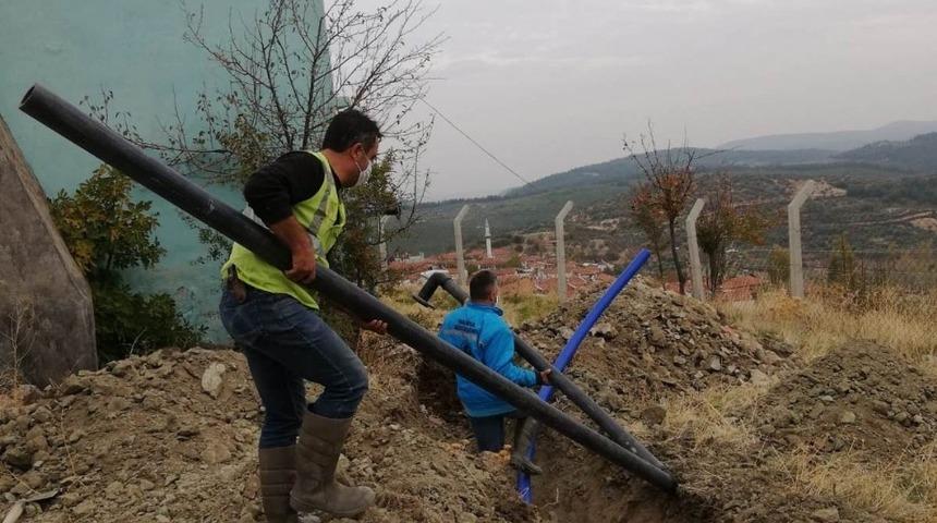 Şatırlar&rsquo;a yeni i&ccedil;me suyu hattı d&ouml;şeniyor
