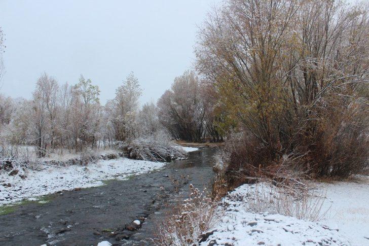 Ağrı’da etkili olan kar kartpostallık görüntülere sahne oldu G1