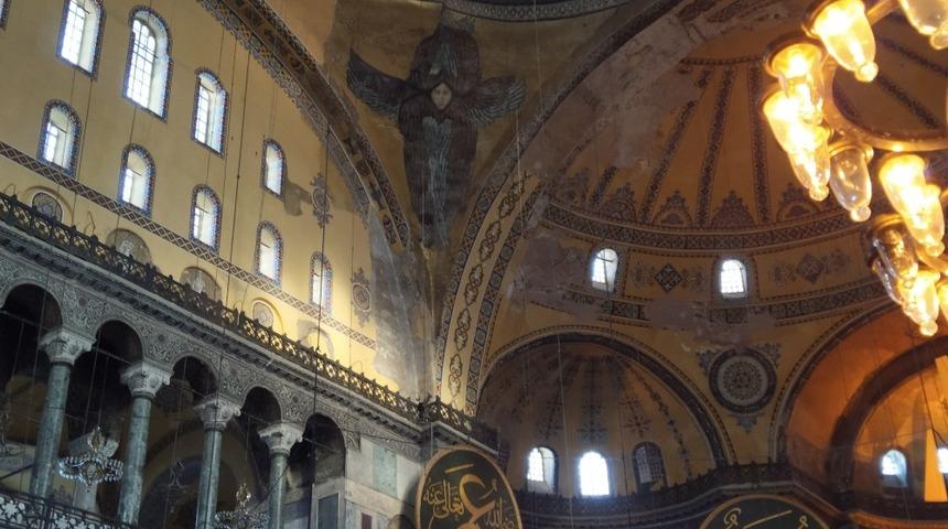 Ayasofya’da dev iskele 7 yıl sonra kaldırıldı