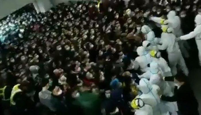 Çin'de şoke eden görüntüler! 2 kişi pozitif çıkınca 14 bin kişi zorla karantinaya alındı