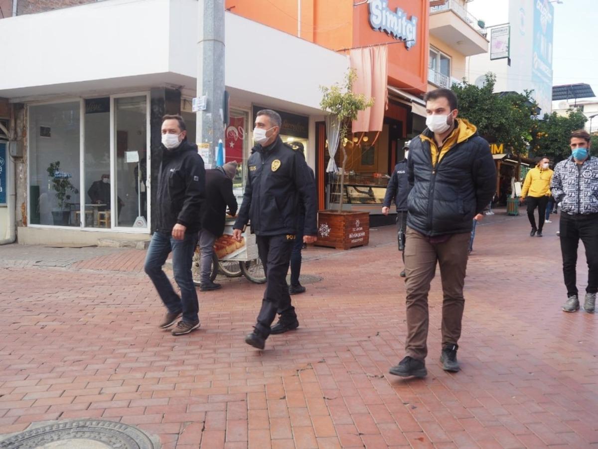 Nazilli polisi korona vir&uuml;s denetimlerine devam ediyor