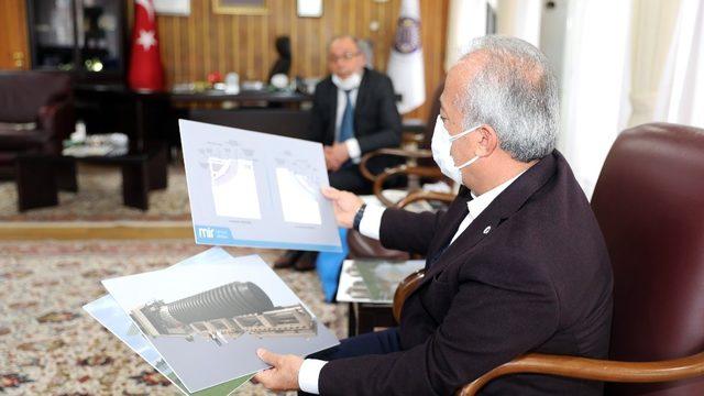 Mir Holding yöneticilerinden Rektör Çomaklı’ya ziyaret