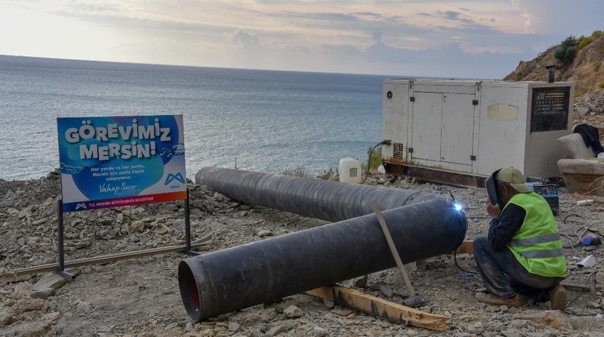 B&uuml;y&uuml;keceli&rsquo;de eskiyen i&ccedil;mesuyu hatları yenilendi