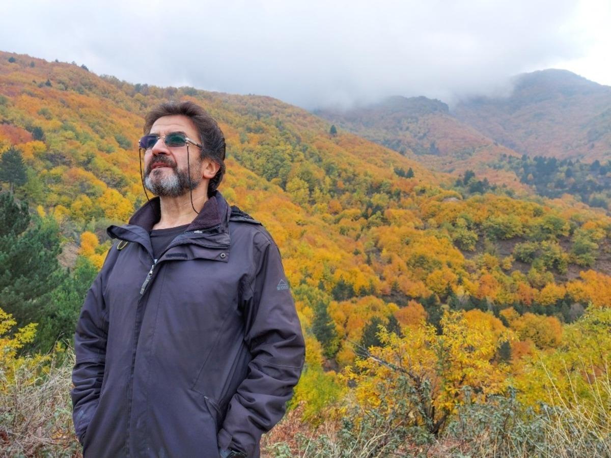 Kestane dağında sonbaharın renkleri