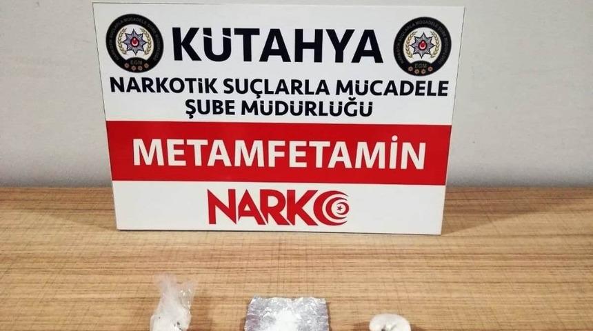 K&uuml;tahya&rsquo;da metamfetamin ele ge&ccedil;irildi