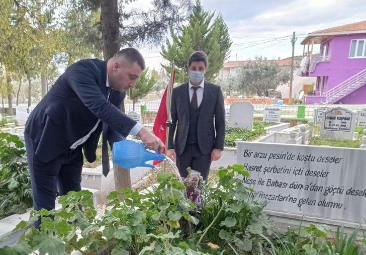 Tekirdağ Ülkü Ocakları Şehit Öğretmen Neşe Alten’i mezarı başında andı G2