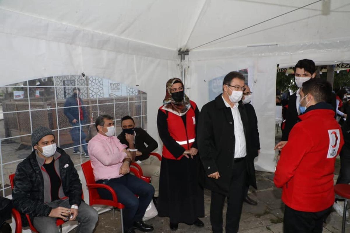 Ey&uuml;psultan&rsquo;da kan bağışı seferberliği