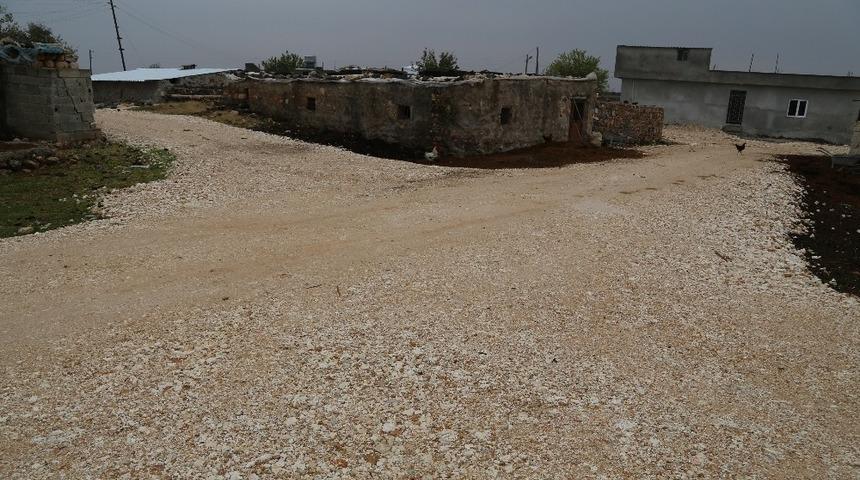 Haliliye kırsalında yol yapım &ccedil;alışmaları