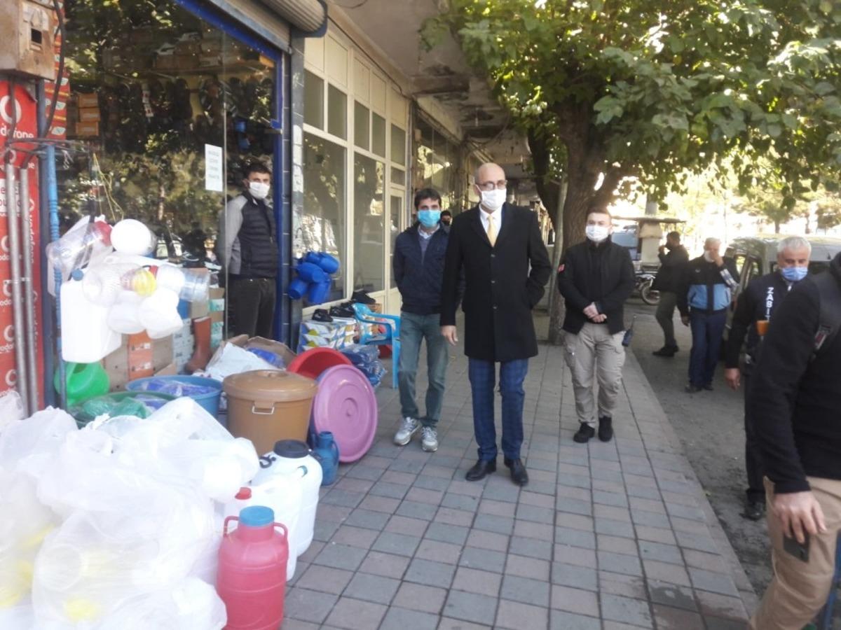 Kurtalan Kaymakamı Aydın esnafın sorunlarını dinledi