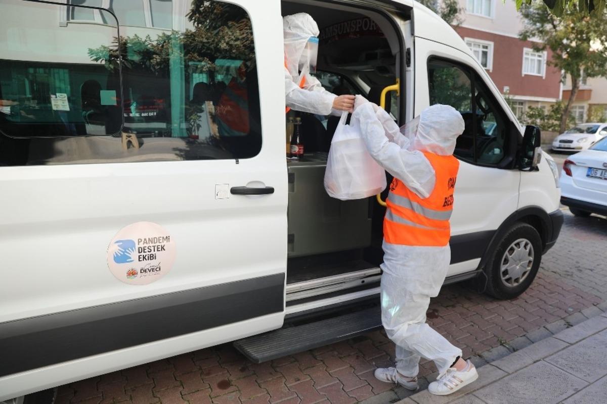 Atakum&rsquo;dan karantinadaki vatandaşlara yemek desteği