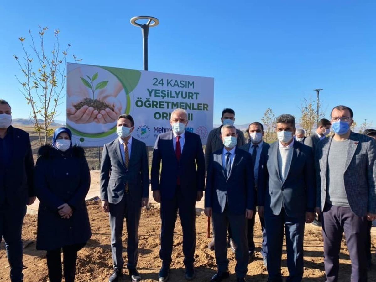 Beylerderesi&rsquo;ne &Ouml;ğretmenler Ormanı kuruldu