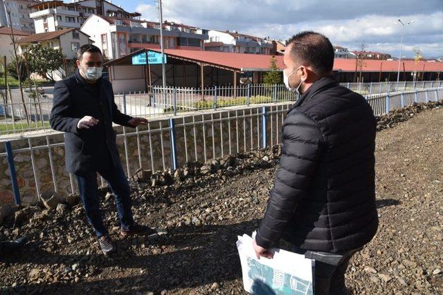 Döngel mesire alanında çalışmalar devam ediyor