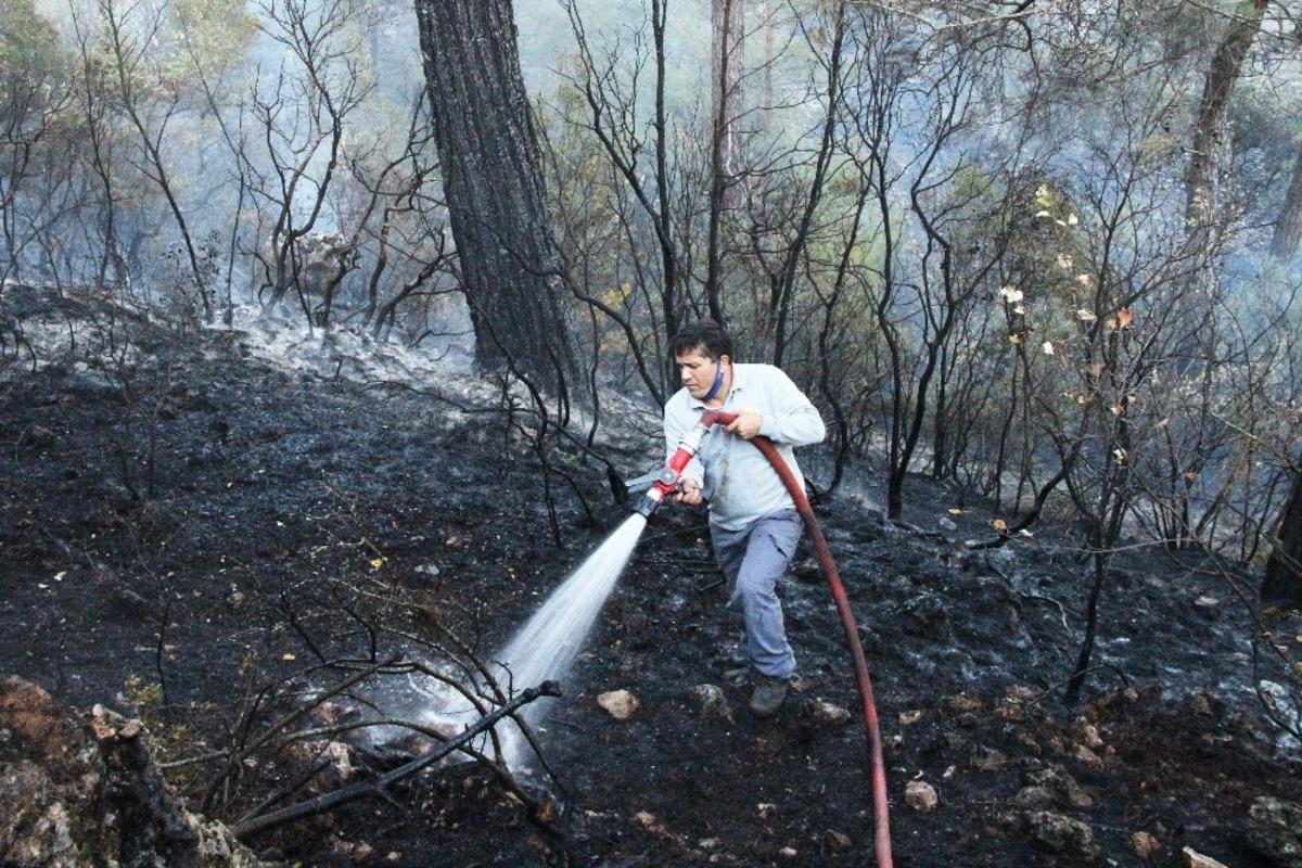 Muğla&rsquo;da orman yangını