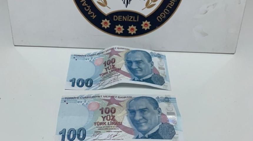 Polis takibe aldığı şahsın cebinden 300 TL sahte para &ccedil;ıktı