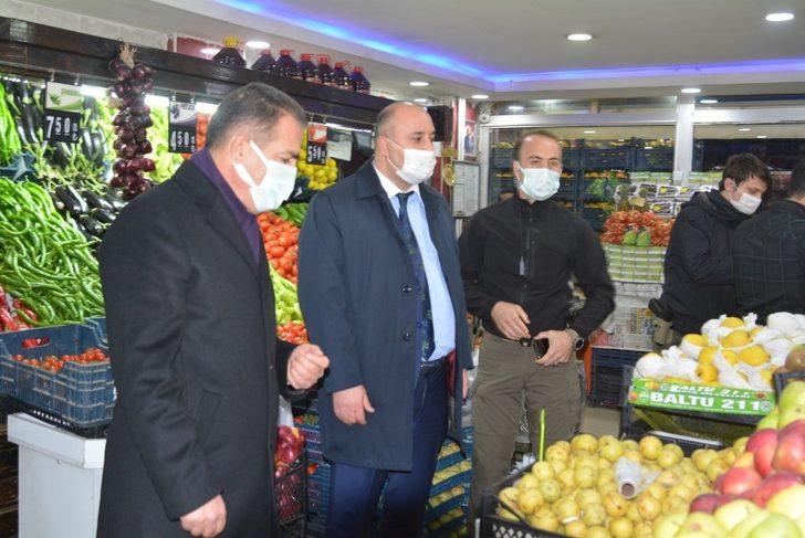 Vali Akbıyık manav alışverişini kendisi yaptı G3