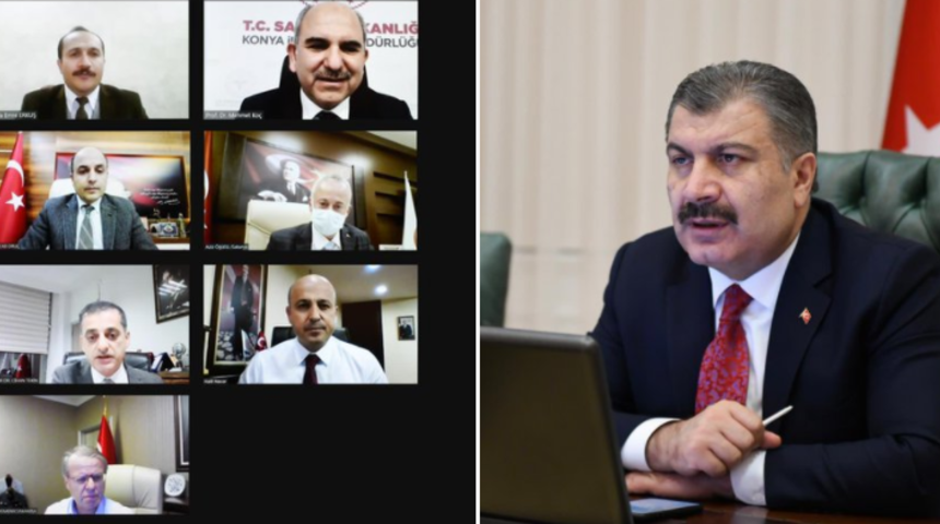 Bakan Koca, 10 ilin Sağlık M&uuml;d&uuml;rleriyle bir araya geldi