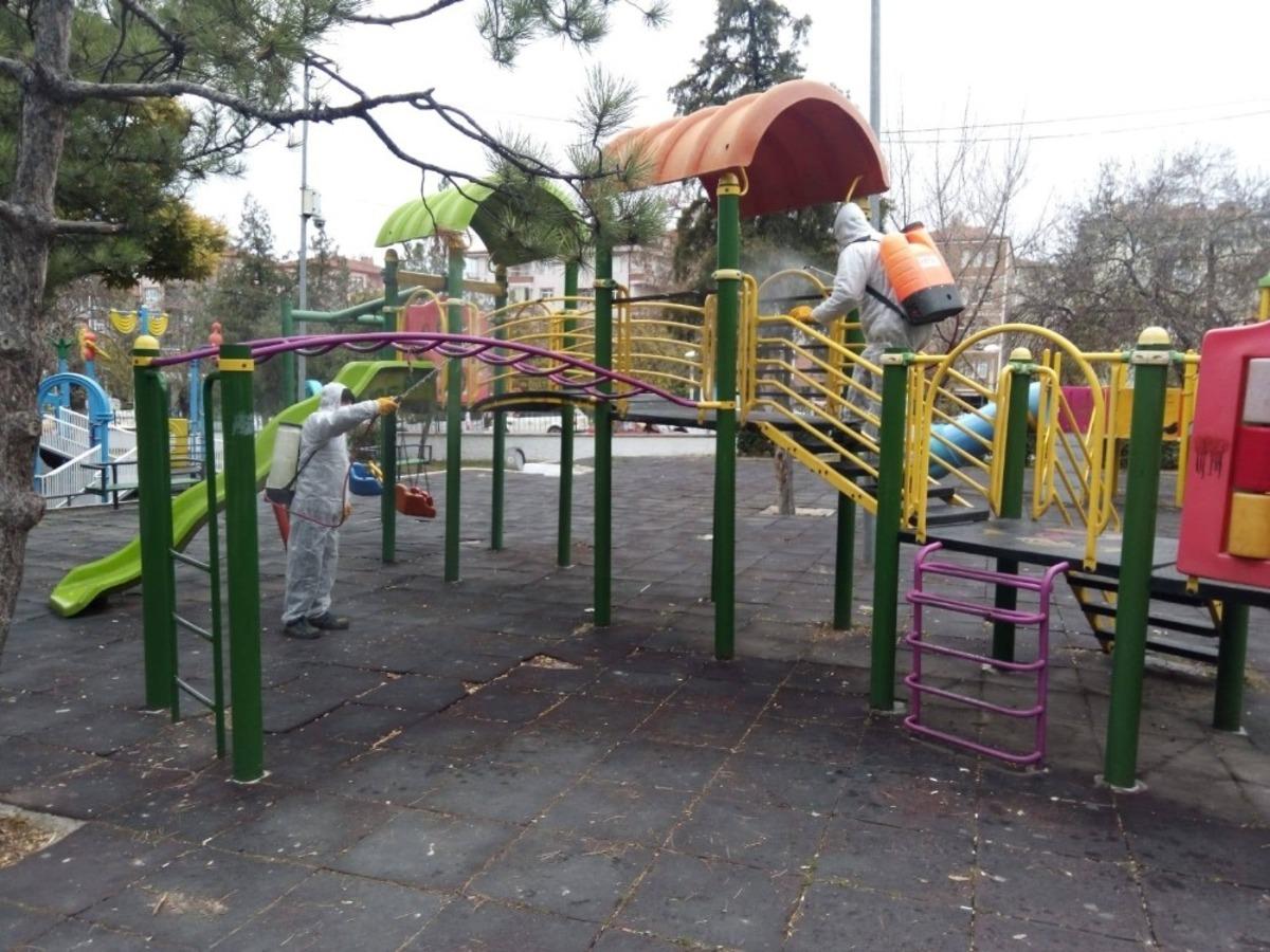 Kırıkkale&rsquo;de dezenfekte &ccedil;alışmaları aralıksız s&uuml;r&uuml;yor