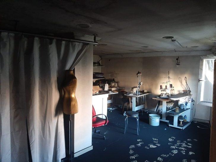 Türkeli’de bir dükkan yandı G1