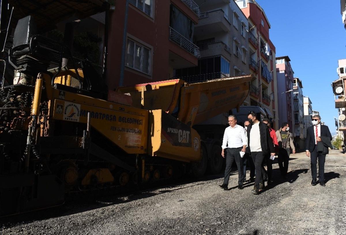 Muratpaşa Mahallesinin yolları yenileniyor