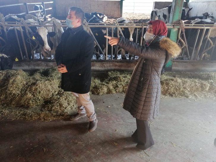 Kaymakam Kurt’un besihane ve süt üretim tesisini ziyareti G3