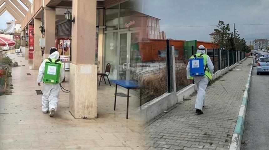 K&uuml;tahya&rsquo;da dezenfeksiyon &ccedil;alışmaları