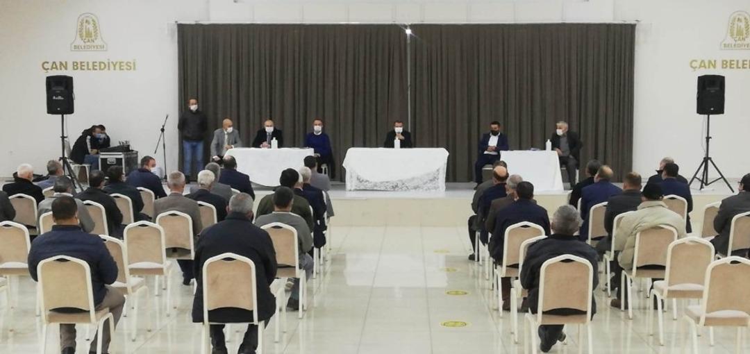 &Ccedil;an k&ouml;ylere hizmet g&ouml;t&uuml;rme birliği kasım ayı olağan meclis toplantısı d&uuml;zenlendi