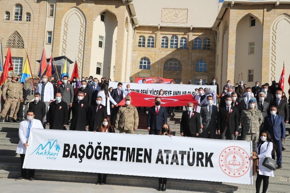 Hakkari&rsquo;de 24 Kasım &Ouml;ğretmenler G&uuml;n&uuml;