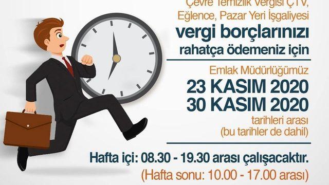 Kocasinan Belediyesi’nden vergi mesaisi