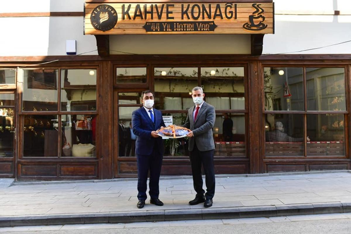 Başkan &Ccedil;ınar, Demird&ouml;ğen&rsquo;i ağırladı