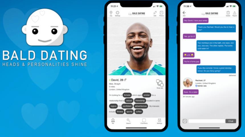 Kel insanlara özel flört aplikasyonu