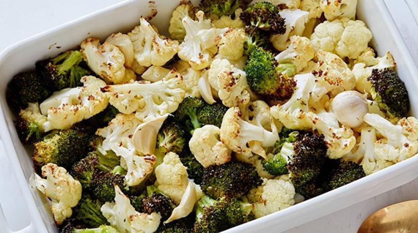 Fırında Karnabahar ve Brokoli  