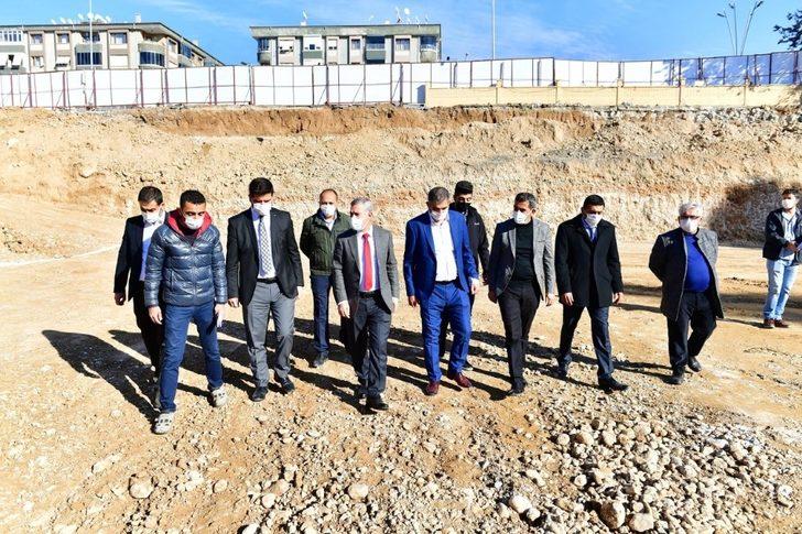 Yeşilyurt’ta millet bahçesi inşaat alanında kazı çalışmaları tamamlandı G2