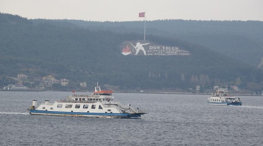Gökçeada’ya bazı feribot seferleri iptal edildi
