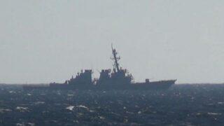 Japon Denizi'nde Rus savaş gemisi, ABD savaş gemisini uzaklaştırdı