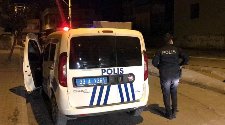 Mersin'de boş arazide patlama