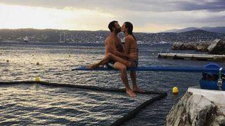 Tramplen üzerinde romantizm