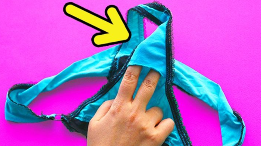 Cevabını bulduk! Külotların içine konulan kumaş parçası bakın ne işe yarıyor