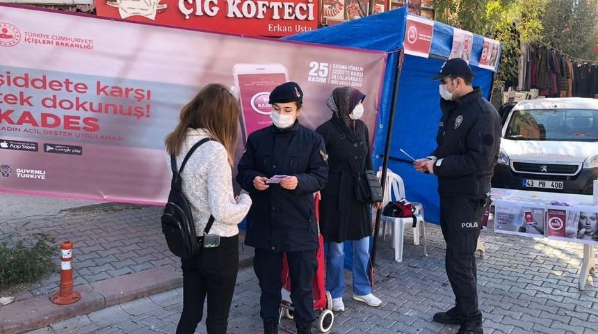 Emet&rsquo;de kadınlara &lsquo;KADES&rsquo; mobil programı tanıtıldı