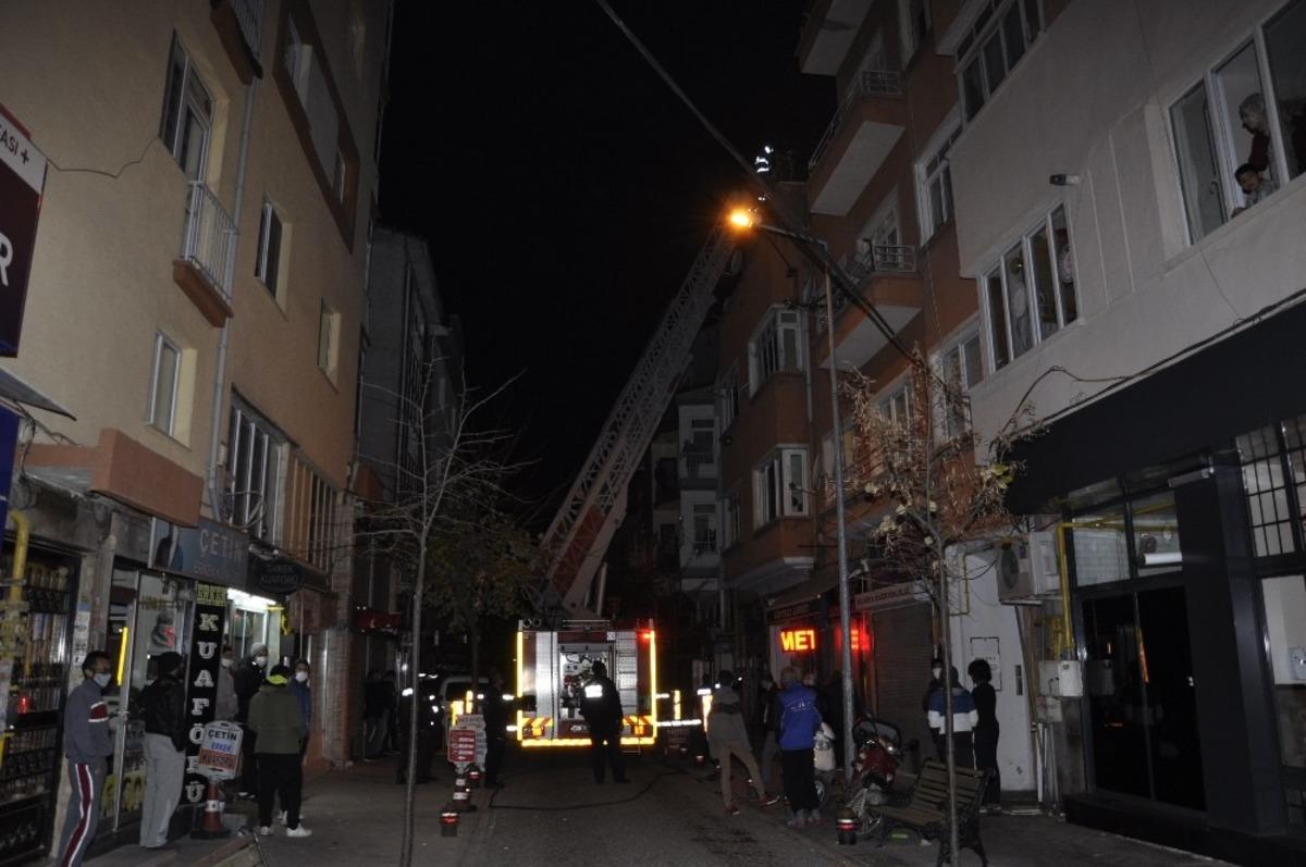 Baca yangını korkuttu