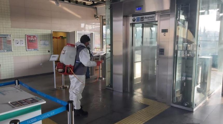 Gebze&rsquo;de dezenfekte &ccedil;alışmaları devam ediyor