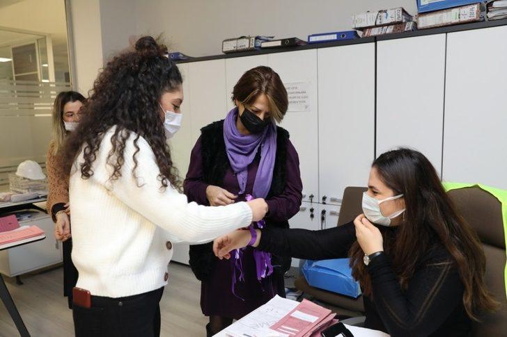 İlkadım ’mor kurdele’ ile farkındalık oluşturdu G1