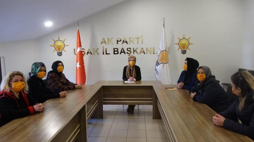 AK Parti Uşak Kadın Kolları Başkanı Sabancı: "Kadına karşı şiddet turuncu &ccedil;izgimizdir"
