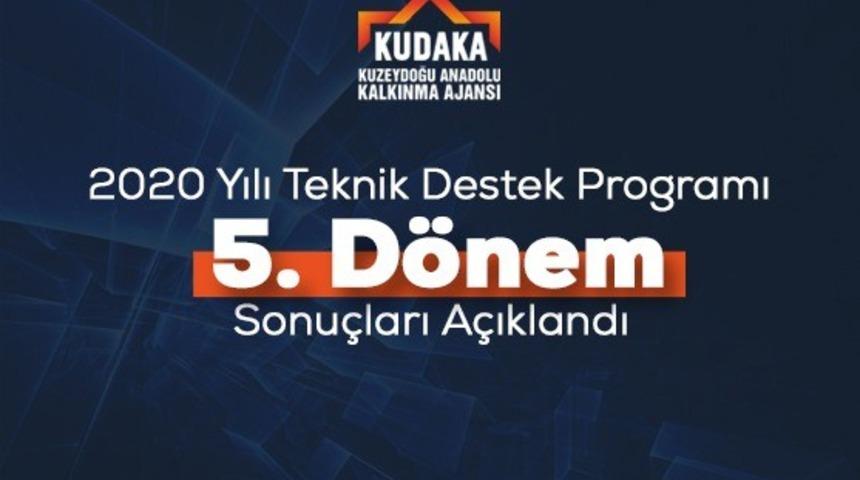 KUDAKA 2020 yılı teknik destek programı 5. d&ouml;nem sonu&ccedil;ları a&ccedil;ıklandı