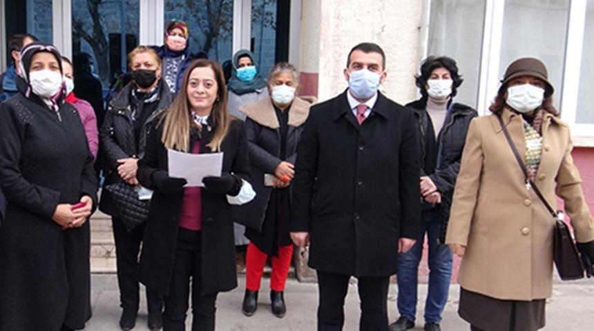 Kars’ta AK kadınlardan kadına şiddete hayır