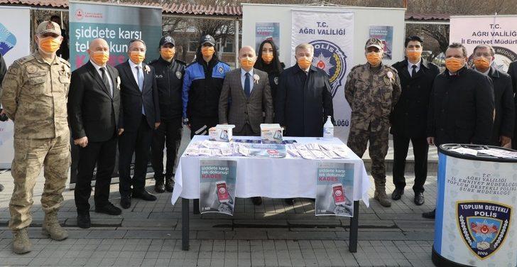 Ağrı’da Kadına Yönelik Şiddetle Mücadele Günü’nde stantlar kuruldu G3