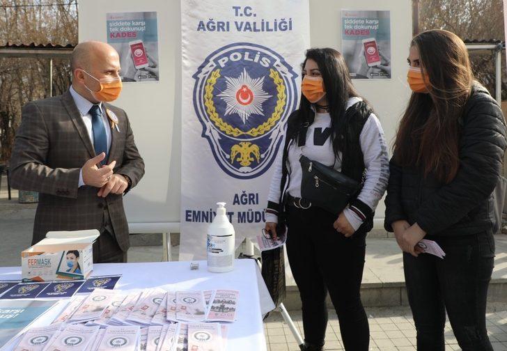 Ağrı’da Kadına Yönelik Şiddetle Mücadele Günü’nde stantlar kuruldu G4