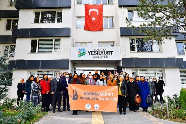 Yeşilyurt’ta kadına şiddete karşı uluslararası mücadele